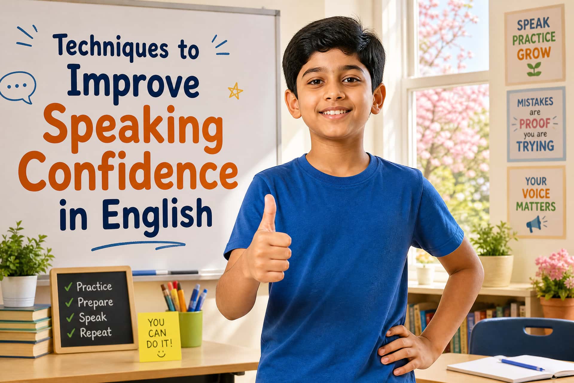 techniques improve English speaking confidence children
