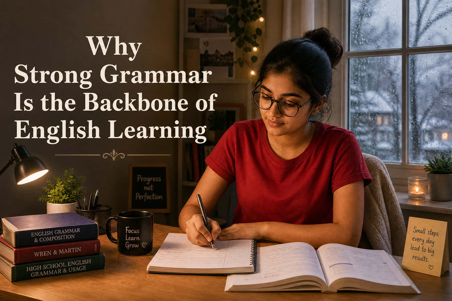 strong grammar backbone English learning children