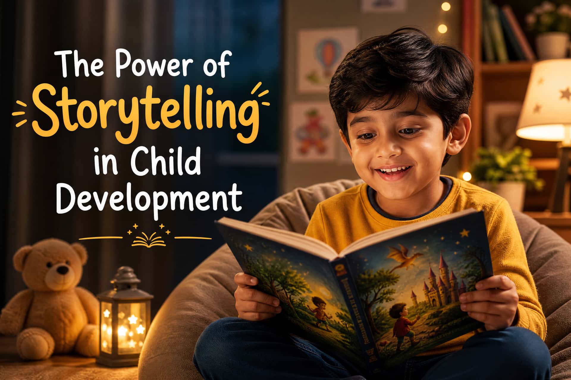 power storytelling child development language imagination