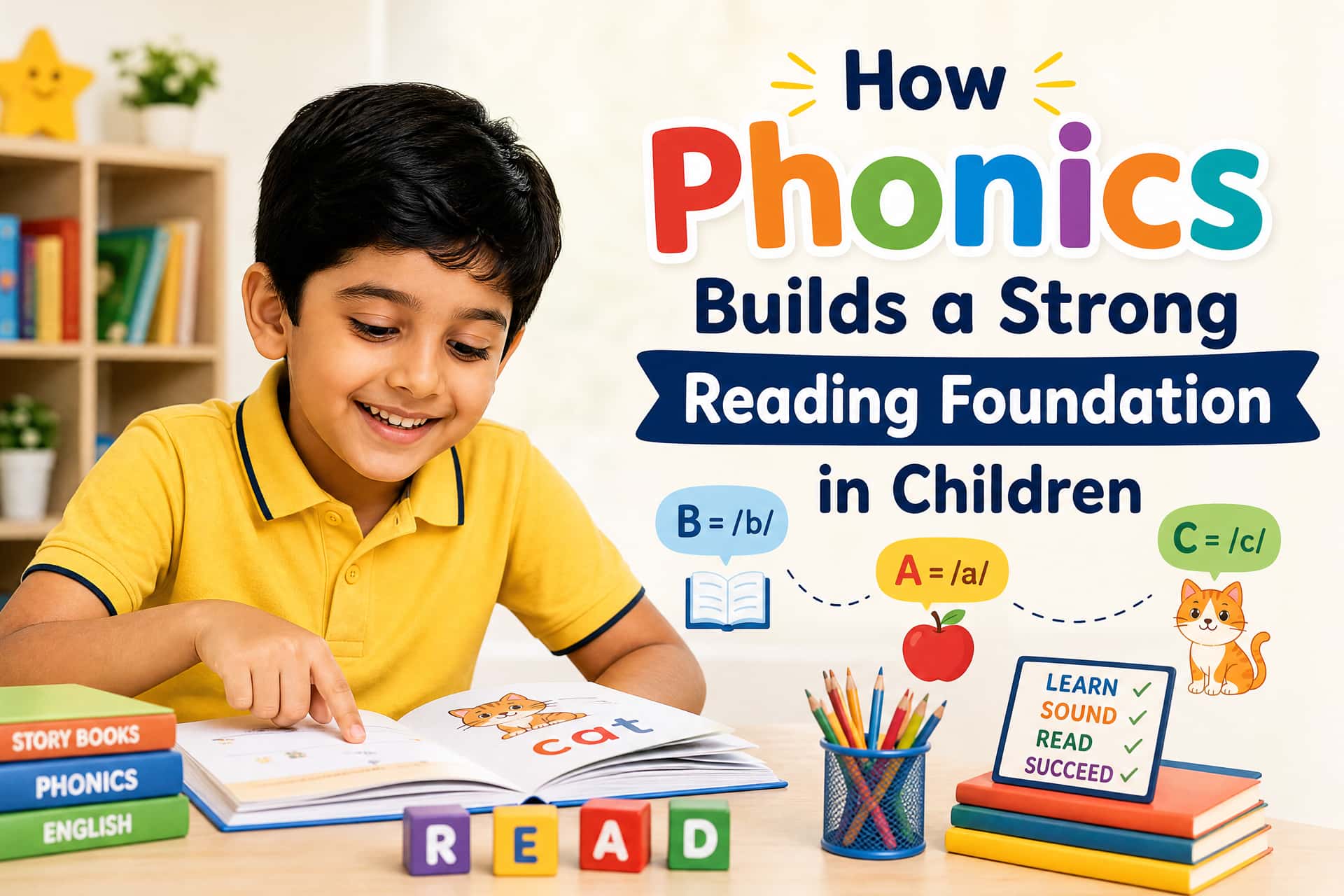 phonics builds strong reading foundation children