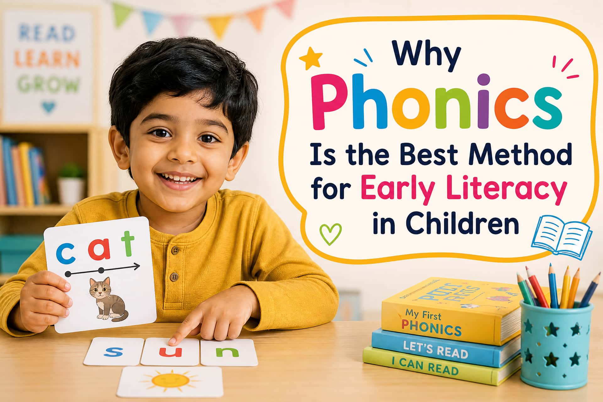 phonics best method early literacy children