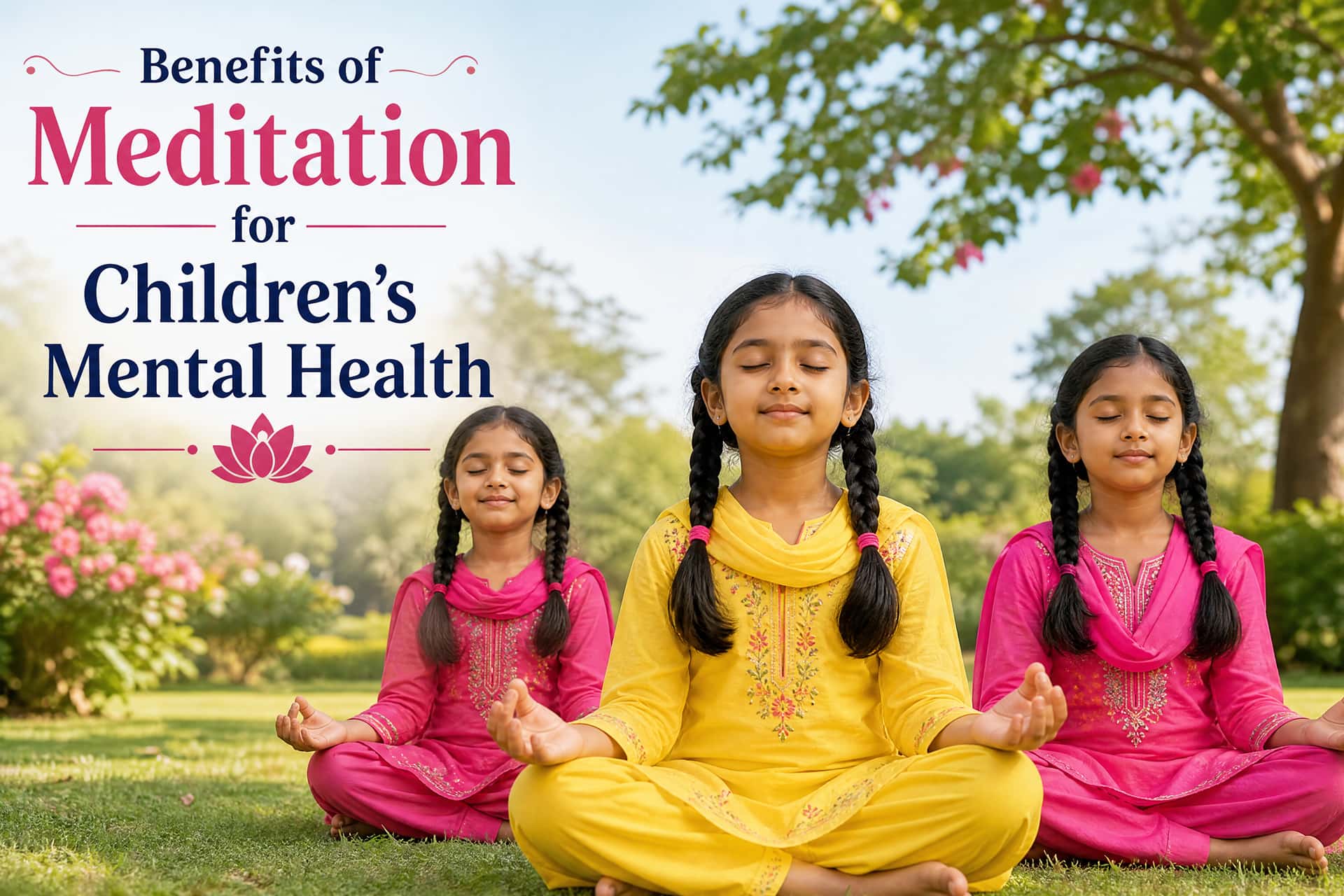 meditation benefits children mental health focus calm