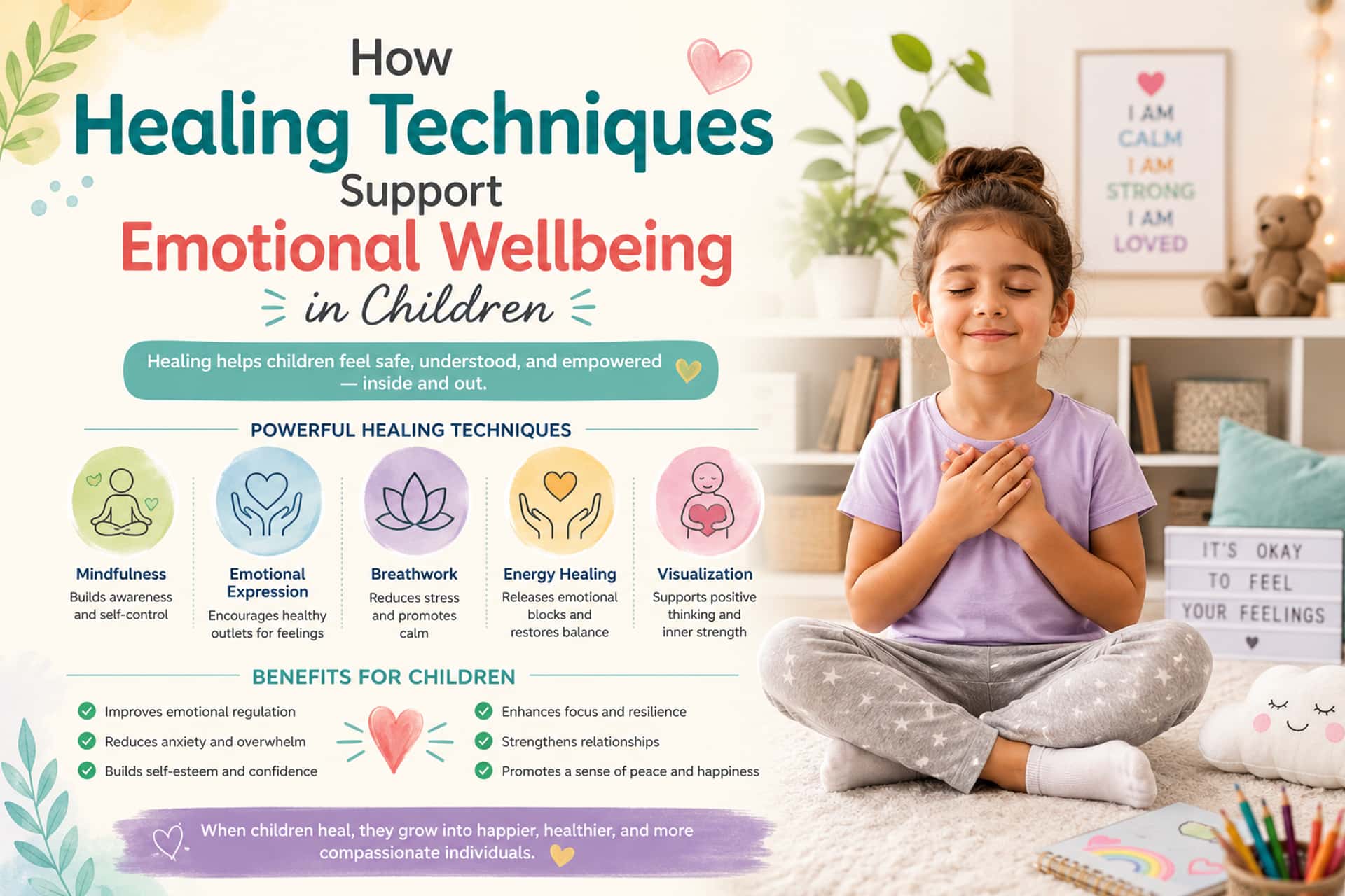 healing techniques support emotional wellbeing children resilience