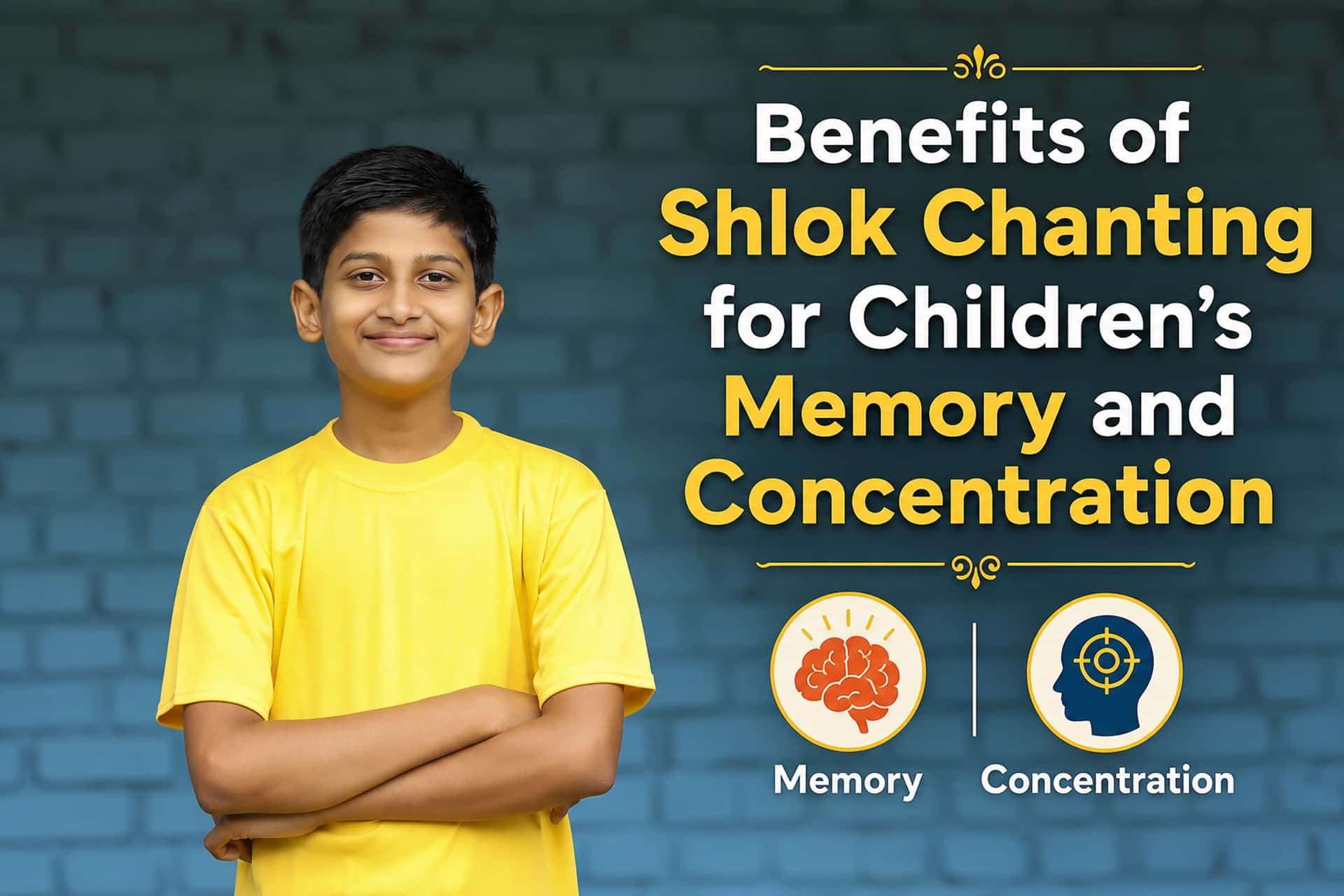shlok chanting children memory concentration