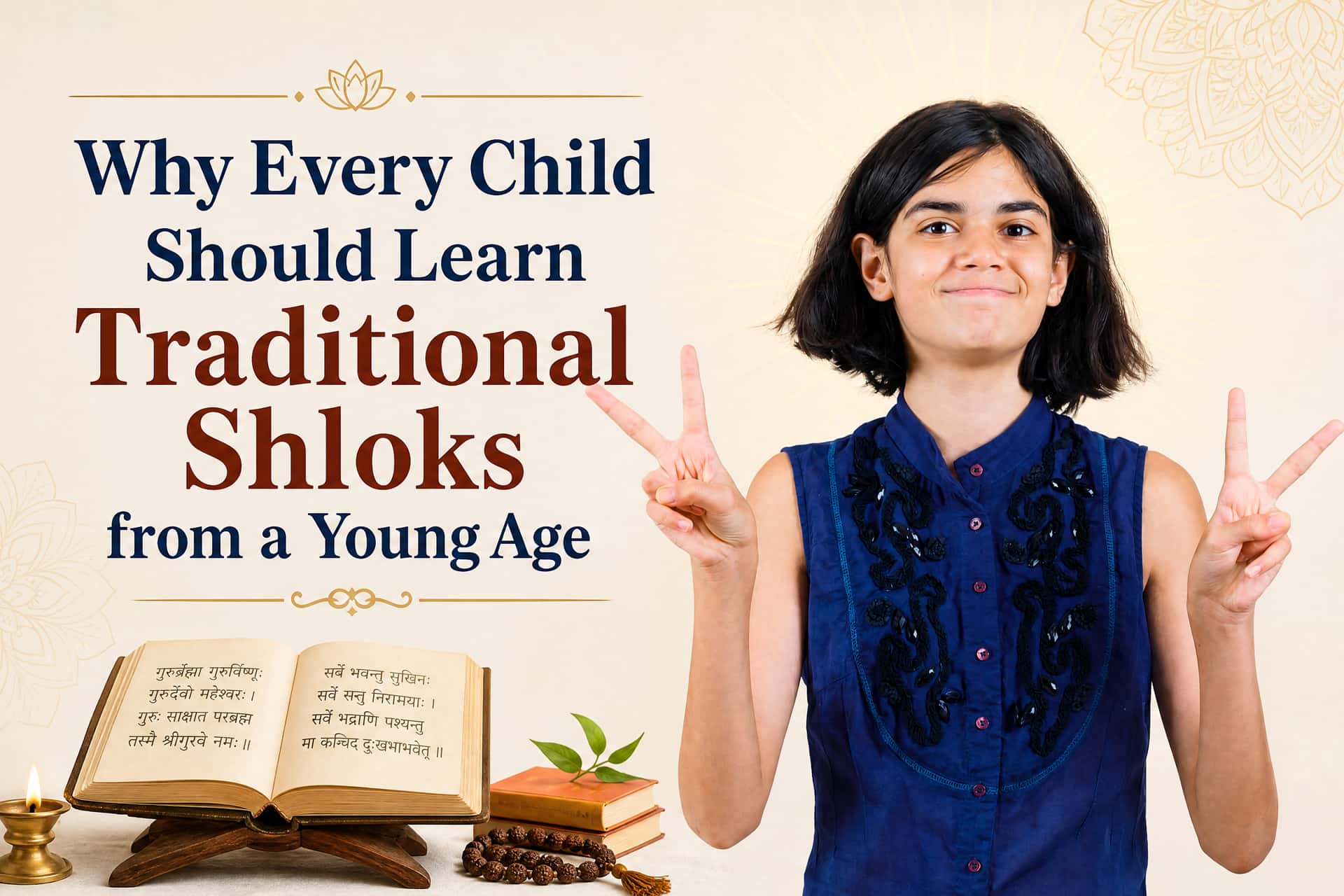 traditional shlok learning children cultural cognitive benefits